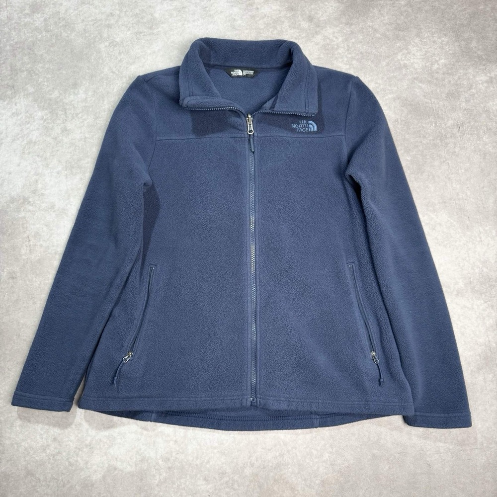 The North Face Women's Glacier Full-Zip Size Large Fleece Jacket Blue